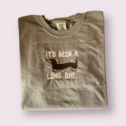 Dog Days Embroidered Tee